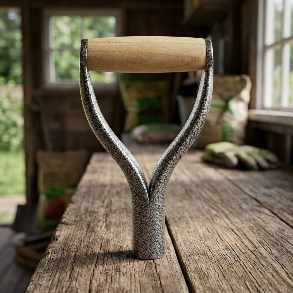 1PCS Silver Y-Grip Shovel Hand - Spade Digging Fork 评论和价格