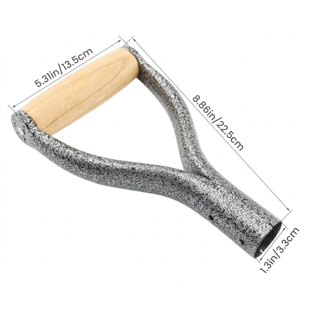 1PCS Silver Y-Grip Shovel Hand - Spade Digging Fork 评论和价格