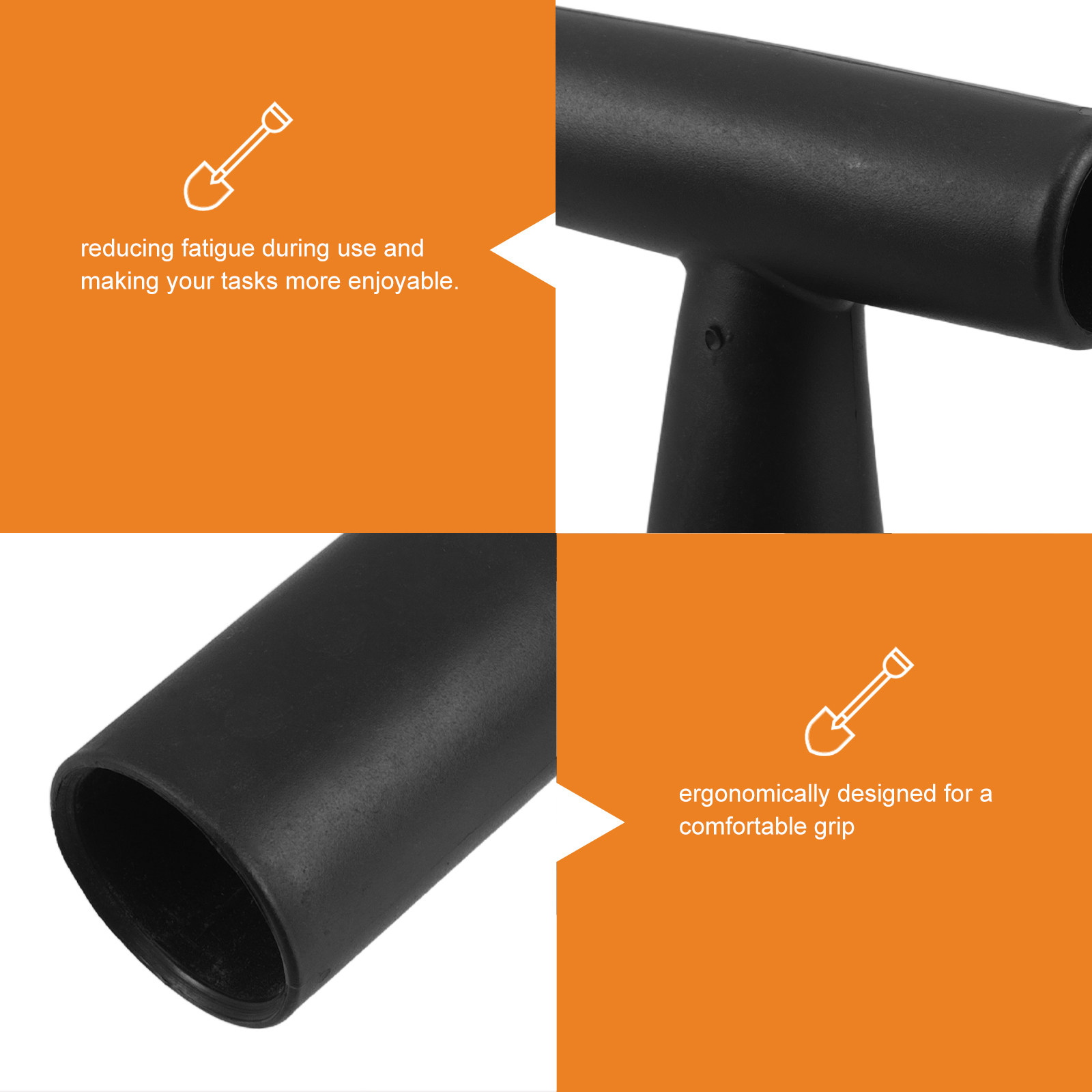 D Shaped Shovel Handles 3 Pack - Spade Digging Fork 评论和价格
