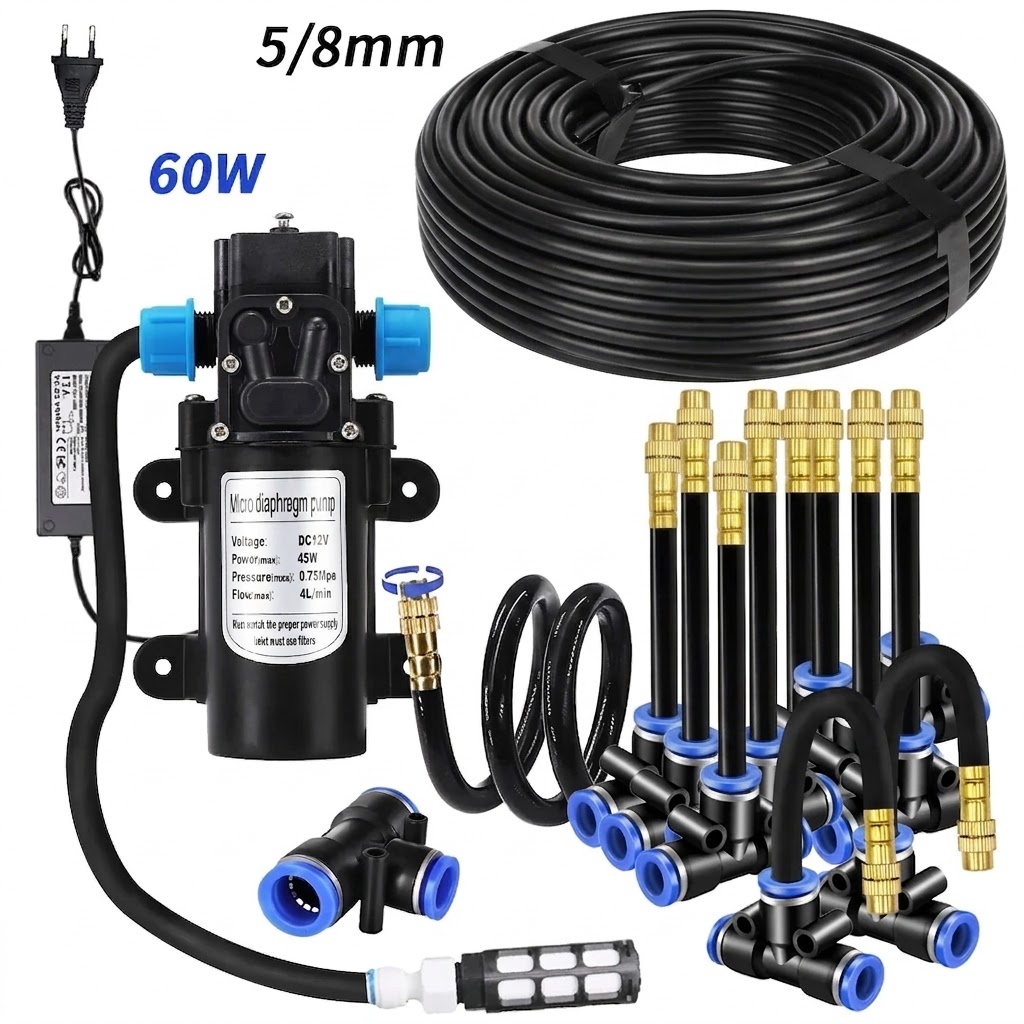 5/8mm PE Hose Sprayer Kit 60W  - Automatic Plant Waterer 评论和价格