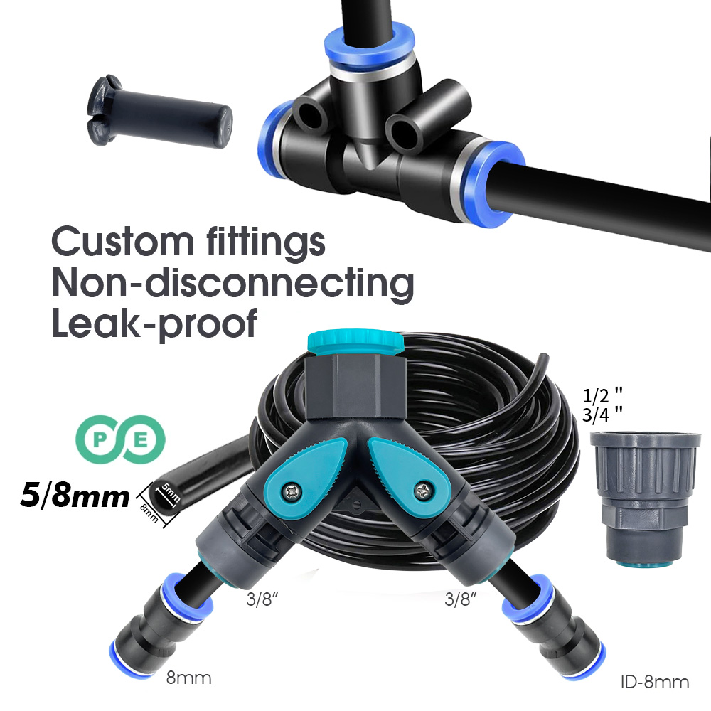 5/8mm PE Hose Sprayer Kit 60W  - Automatic Plant Waterer 评论和价格