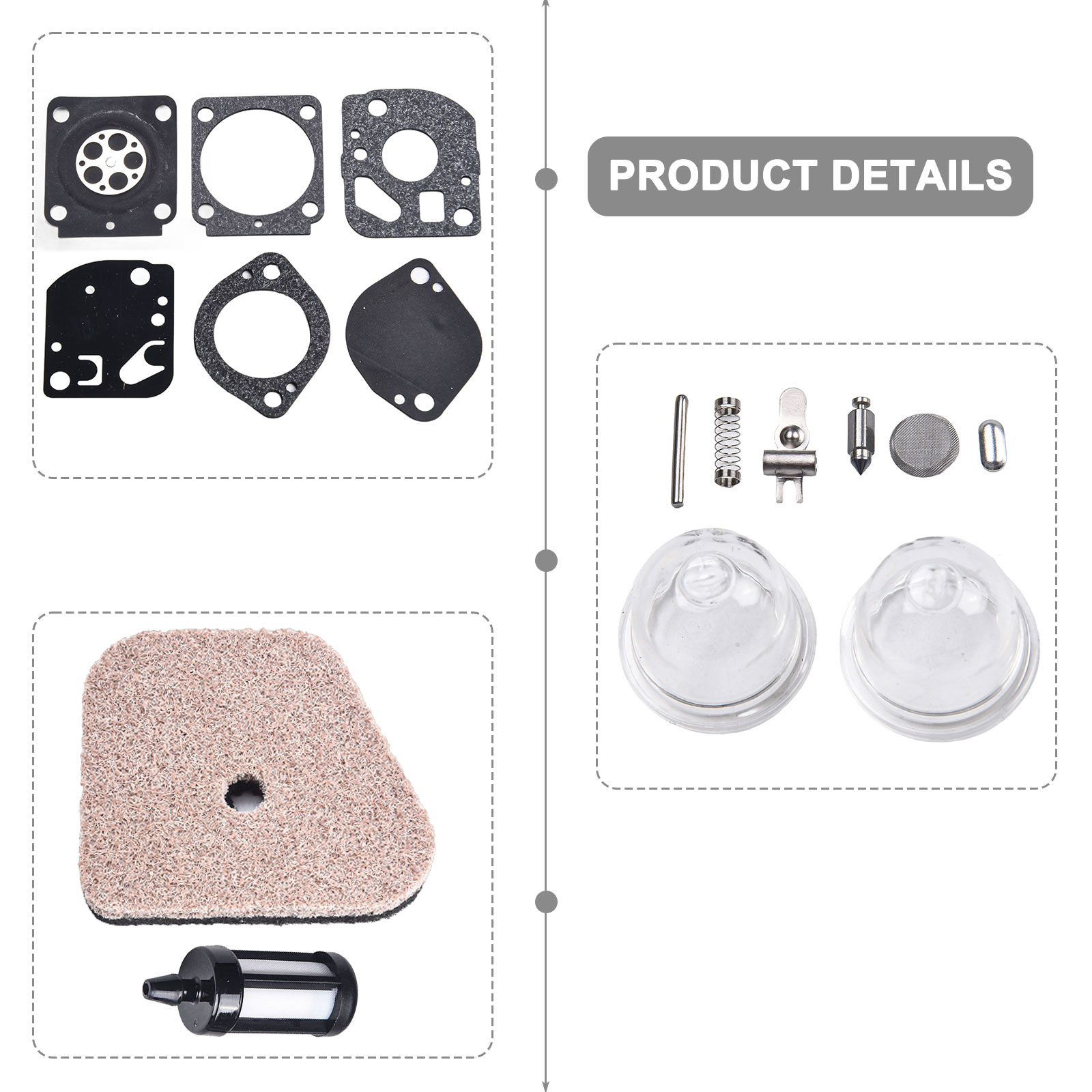 Carburetor Service Kit for Var - Gardening Tools Essential 评论和价格